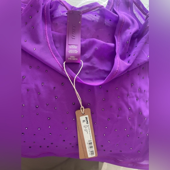 NWT Skims swim rhinestone tank cover up size xxs - Picture 4 of 5